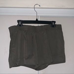 Olive green shorts